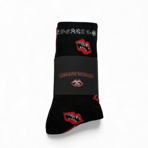 CHROME HEARTS LOGO SOCKS – 3 PACK (RED / WHITE / BLACK)